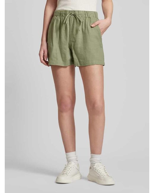 ONLY Green Shorts mit elastischem Bund Modell 'CARO'