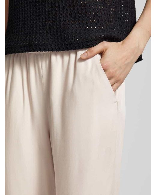 M·a·c Natural Flared Stoffhose