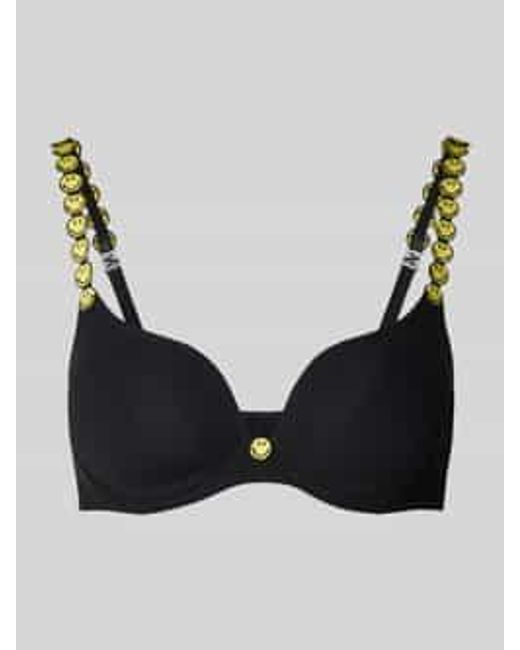 Marie Jo Beha Met Labeldetails in het Black