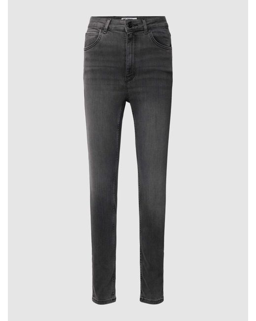 Review Gray Skinny Fit Jeans im 5-Pocket-Design