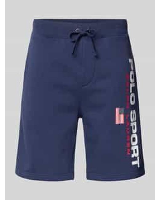 Polo Ralph Lauren Shorts Met Elastische Band in het Blue voor heren