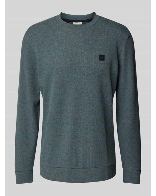 Tom Tailor Regular Fit Sweatshirt Aus Baumwoll-Mix in Blue für Herren