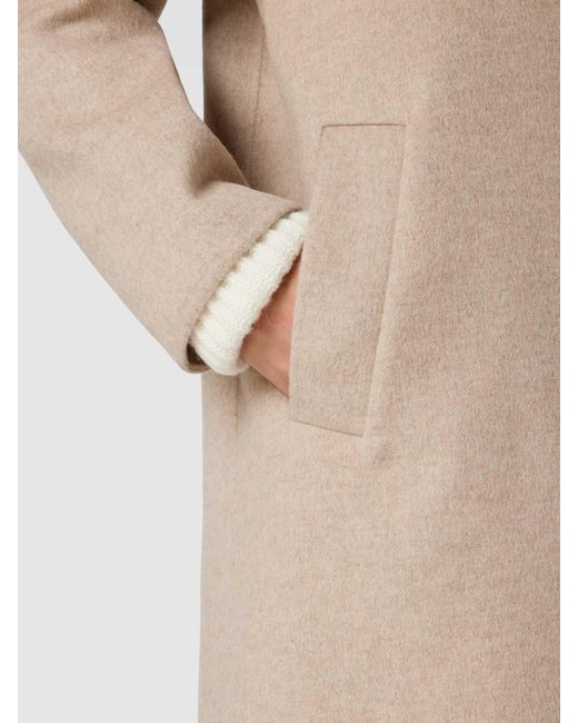SELECTED Mantel mit Reverskragen Modell 'SLFNEW TAMA' in Natural für Herren