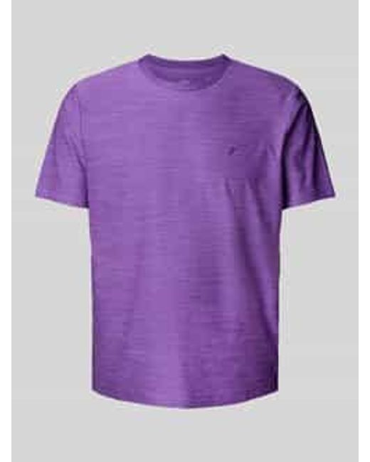 J.o.y. T-shirt Met Labelprint in het Purple voor heren