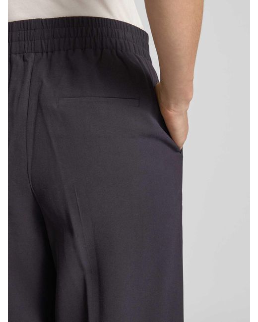 Vero Moda Wijde Broek Van Viscosemix in het Blue