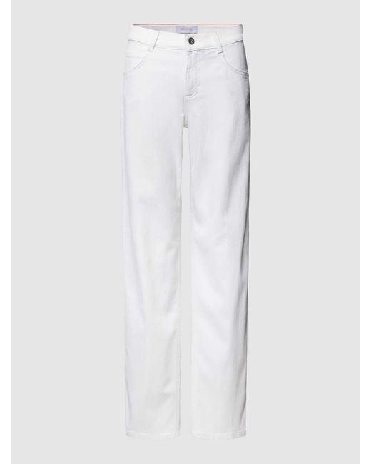 ANGELS Straight Leg Jeans im 5-Pocket-Design Modell 'LIZ' in White für Herren