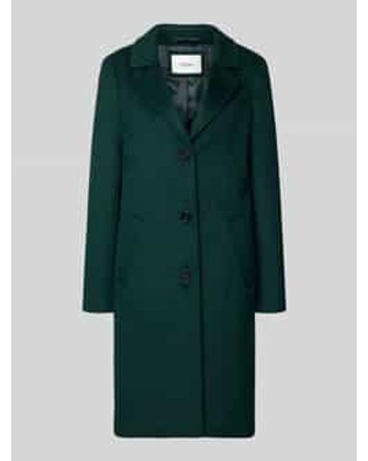 S.oliver Regular Fit Lange Jas Met Wol in het Green