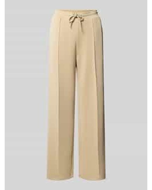 Scotch & Soda Sweatpants Met Siernaad En Elastische Band in het Natural