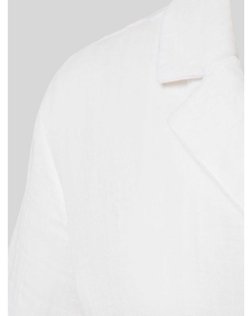 Calvin Klein Pyjama-Oberteil mit Brusttasche in White für Herren