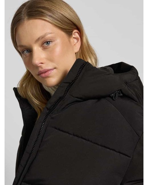 WITHBLACK Black Regular Fit Steppjacke mit Zweiwege-Reißverschluss