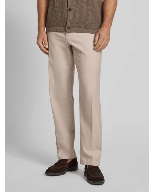 Joop! Regular Fit Stoffhose mit Tunnelzug Modell 'Rimon' in Natural für Herren
