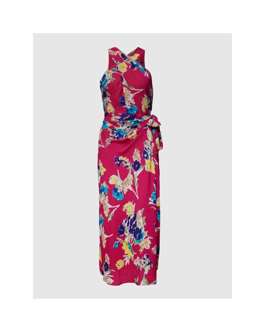 Zich afvragen landbouw tent Lauren by Ralph Lauren Midi-jurk Met All-over Bloemenmotief in het Roze |  Lyst NL