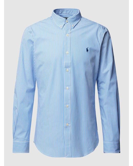 Polo Ralph Lauren Hemd mit Regular Fit und Button-Down-Kragen in Blue für Herren