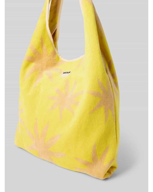 Wouf Yellow Handtasche mit Label-Badge Modell 'Fuerteventura'