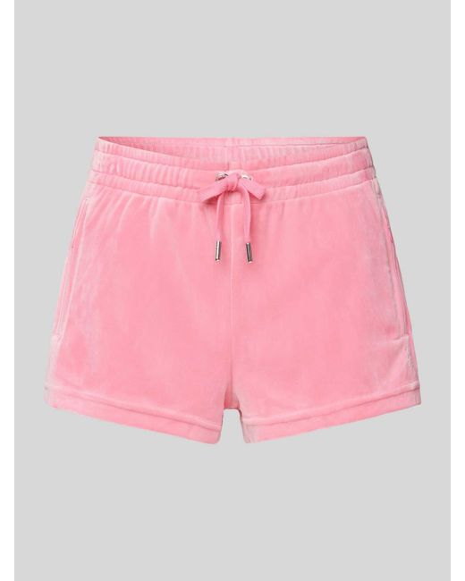 Juicy Couture Pink Shorts mit Reißverschlusstaschen Modell 'TAMIA'