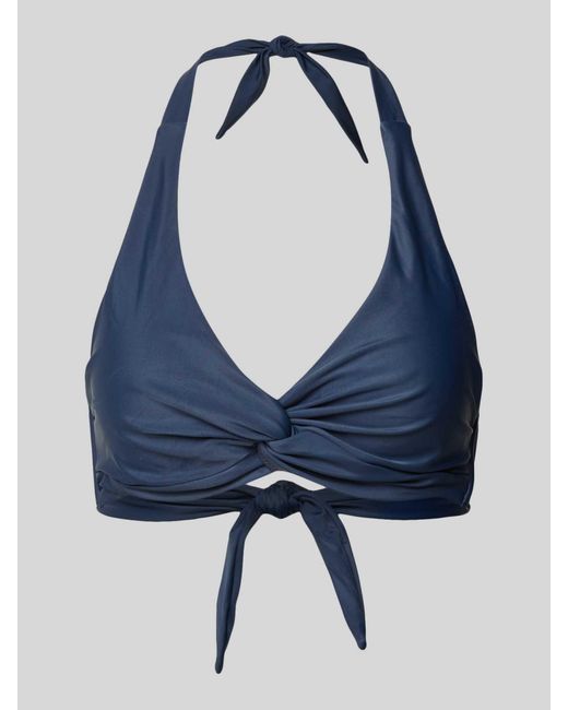 Barts Blue Bikini-Oberteil mit Knotendetail Modell 'Kelli'