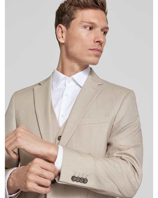 Pierre Cardin Sakko mit Brustleistentasche Modell 'Grant' in Natural für Herren