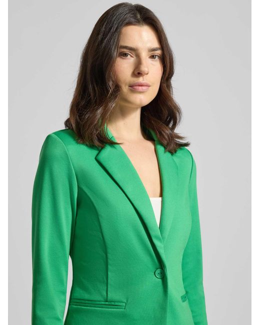 Ichi Regular Fit Blazer Met Viscose Model 'Kate' in het Green