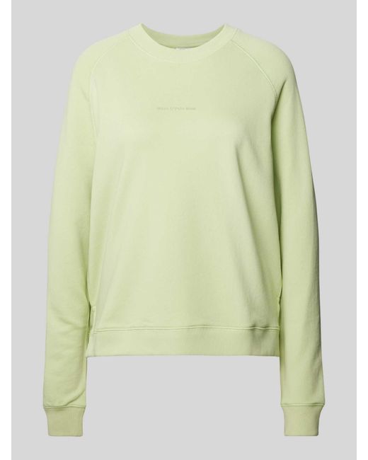 Marc O' Polo Sweatshirt mit Label-Detail in Green für Herren