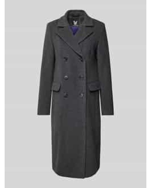 Fuchs & Schmitt Regular Fit Lange Wollen Jas Met Kasjmier in het Gray