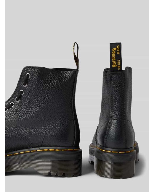 Dr. Martens Black Stiefel aus echtem Leder Modell 'Sinclair'