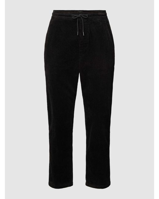 Only & Sons Tapered Cropped Hose aus Cord Modell 'LINUS' in Black für Herren