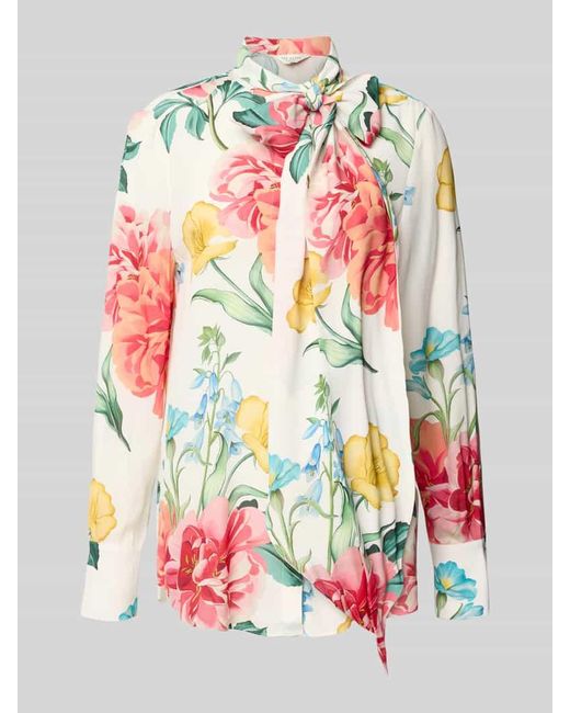 Ted Baker Gray Regular Fit Bluse mit Schleifen-Detail Modell 'luusile'