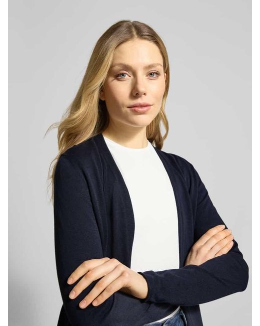 S.oliver Blue Regular Fit Cardigan Baumwoll-Viskose-Mix