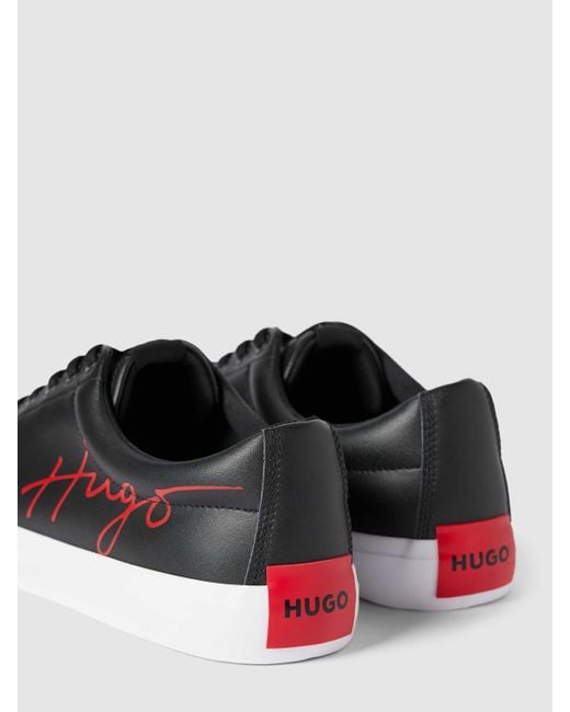 HUGO Sneaker mit Label-Print Modell 'Dyer' in Schwarz für Herren | Lyst AT