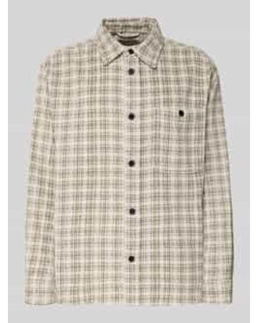 Only & Sons Loose Fit Overhemd Van Puur Katoen, Model 'Waleed' in het Natural voor heren