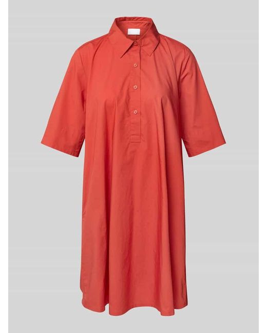 Jake*s Red Hemdblusenkleid Mit Knopfleiste