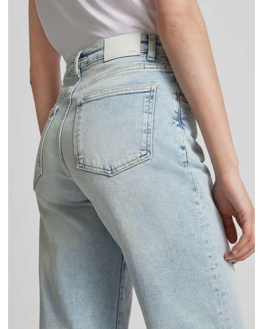 Opus Blue Mom Fit Jeans mit Gürtelschlaufen Modell 'Momito fresh'