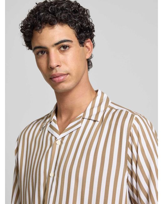 Only & Sons Regular Fit Vrijetijdsoverhemd Met 1/2-mouwen in het White voor heren