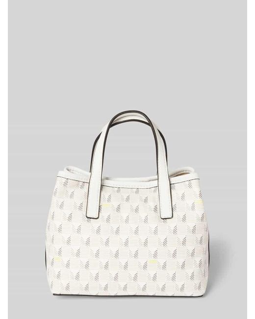 Guess Natural Handtasche mit Label-Applikation Modell 'WAVE'