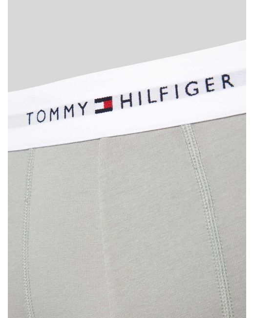 Tommy Hilfiger Trunks mit elastischem Logo-Bund im 3er-Pack in White für Herren