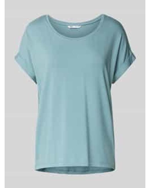 ONLY Relaxed Fit T-Shirt Van Viscosemix, Model 'Moster' in het Blue