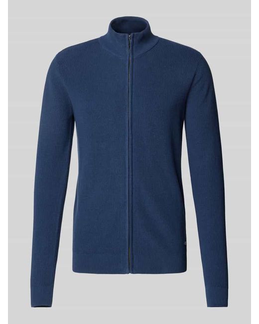 Blend Cardigan mit Stehkragen Modell 'CODFORD' in Blue für Herren