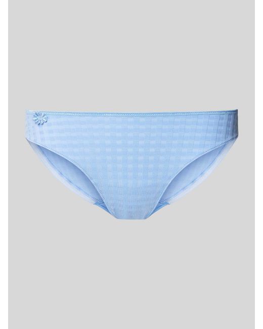 Marie Jo Slip Met Labeldetail in het Blue