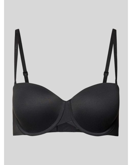 Calvin Klein Beha Met Cups En Verstelbare Bandjes in het Black