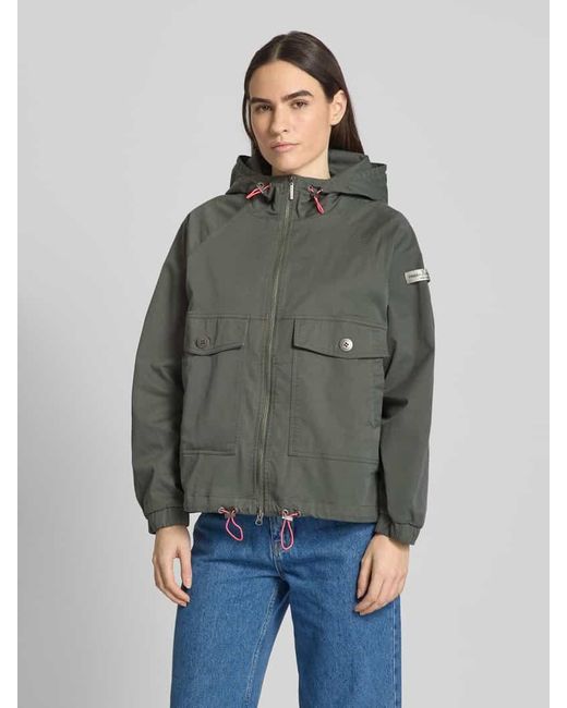 Frieda & Freddies Gray Jacke mit Zweiwege-Reißverschluss Modell 'DOLORES'