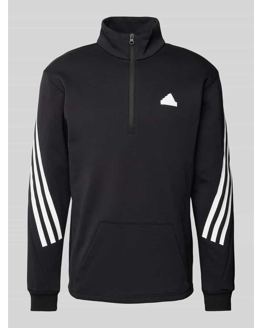 Adidas Sweatshirt mit Label-Detail in Black für Herren