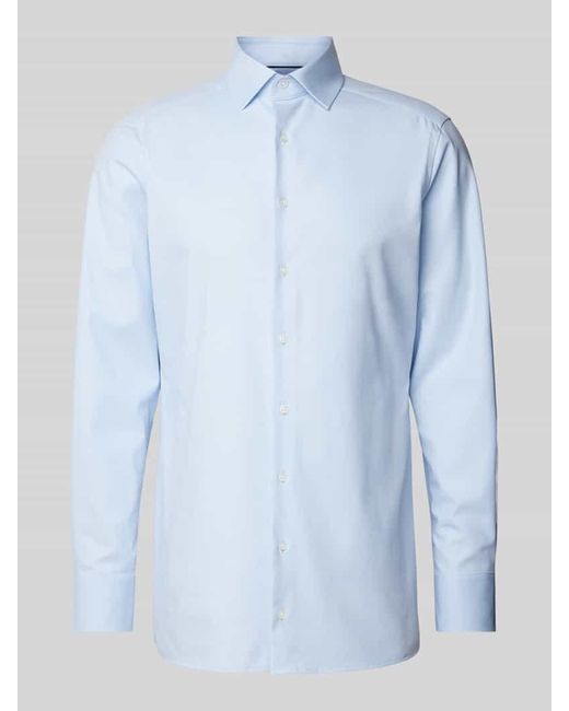 Olymp Modern Fit Business-Hemd mit Kentkragen in Blue für Herren
