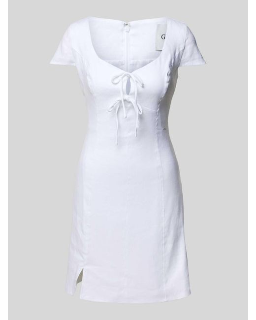 Guess Mini-jurk Met Koordsluiting in het White