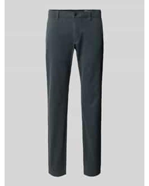 S.oliver Regular Fit Chino Van Katoen-stretch in het Blue voor heren