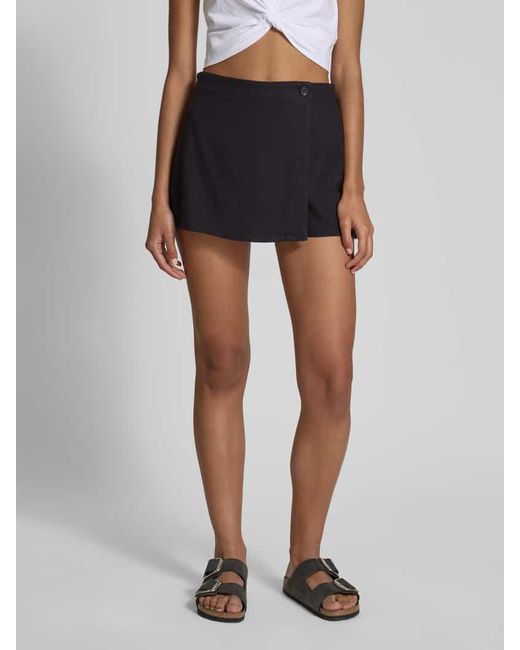 ONLY Black Regular Fit Shorts-Rock mit elastischem Bund Modell 'CARO'