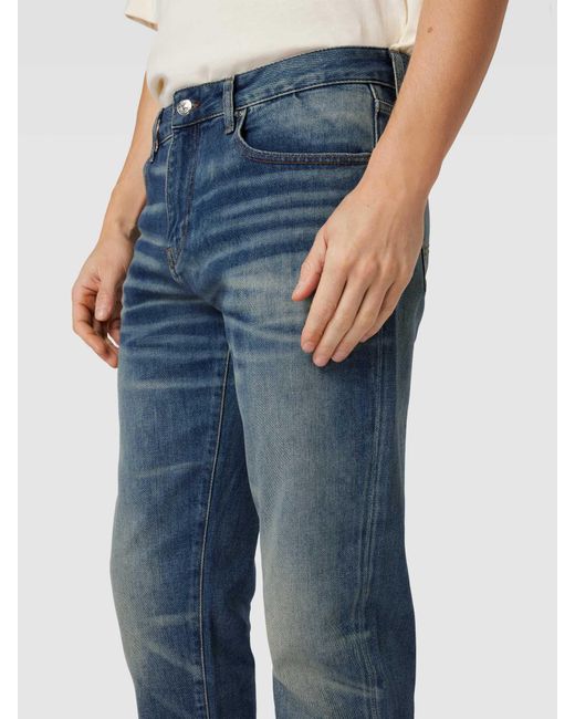 Armani Exchange Slim Fit Jeans in het Blue voor heren