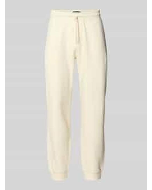 Mcneal Regular Fit Sweatpants Met Elastische Pijpboorden in het Natural voor heren