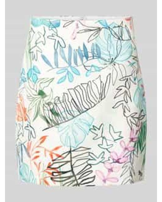 Marc Cain Minirok Met Labeldetail in het Gray