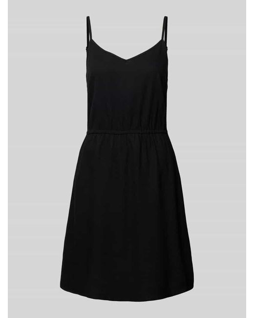 Vero Moda Black Knielanges Kleid mit Allover-Muster Modell 'MYMILO'