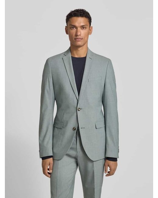 S.oliver Slim Fit Anzugsakko mit Viskoseanteil in Green für Herren